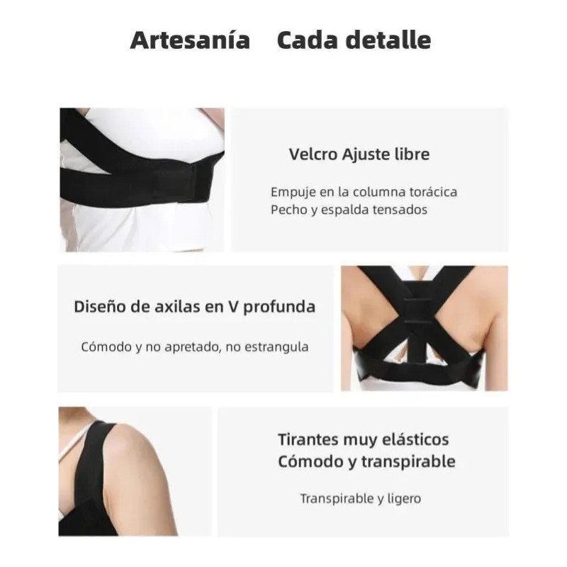 Nios Faja Corrector Postura Espalda Para Hombre Y Mujer