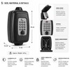 Wall Mounted Key Lock Box for Home & Office –