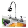 Llave MEZCLADORA GEENARY Para Mesa CROMADA Cuello Flexible Cocina