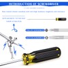 FERCAISH Slotted and Phillips Screwdriver, 2 PCS 15" Long Screwdriver
