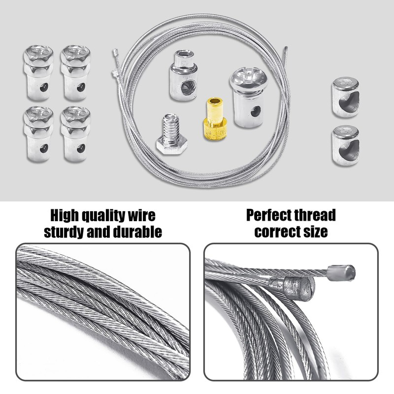 1 Universal Cable Repair Kit, Throttle Lever, Motorcycle Cable Repair