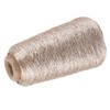 jojofuny Sparkly Glitter Cotton Yarn Set Golden Knitting Yarn Balls