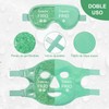 2PCS Máscara de Hielo para Ojos y Cara, Antifaz de