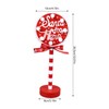 Christmas Stop Here Decor Metal Solid Wood LED Delicate Santa