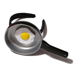 Keenso Funny Pan Headwear, Women's Headband with High Simulation, Cute Girls Accessories for Face Wash, Makeup (Fried Egg)