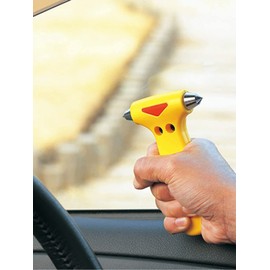 Kakusee DASH II Emergency Escape Hammer, Yellow, 3.1 x 0.8 x 5.2 inches (8 x 2.2 x 13.3 cm), For Accidents and Disasters