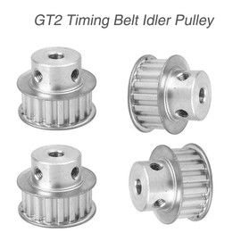GT2 Synchro Wheel Timing Belt Aluminum Smooth Tooth Idler Drive Pulley 40 Teeth Bore 12mm Belt 6mm for 3D Printer CN