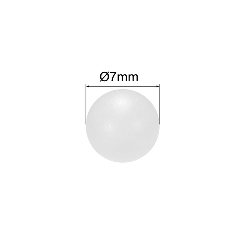 sourcing map 7mm PP Solid Plastic Balls, Precision Bearing Ball