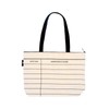 Out of Print Library Card Zippered Market Tote