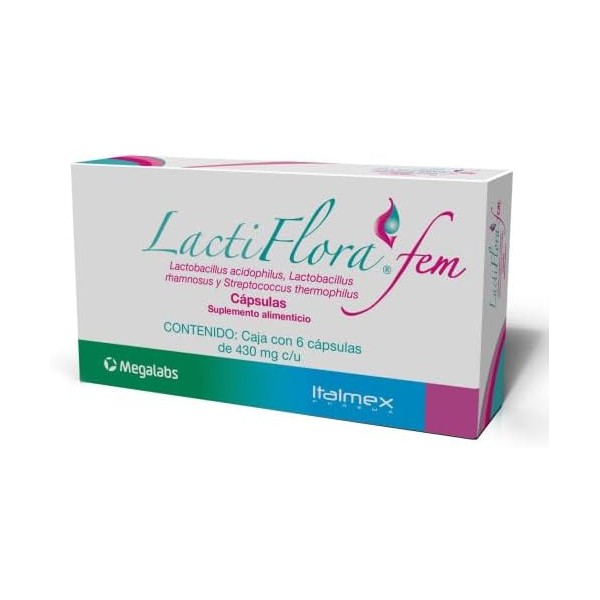 Lactiflora FEM | Suplemento Alimenticio Simbiótico con Lactobacillus rhamnosus e