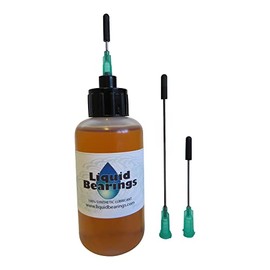 Large 2 oz. bottle of Liquid Bearings 100%-synthetic oil for Indoor & Outdoor HVAC Fans, never evaporates or becomes gummy, gets sluggish fans turning easily (and QUIETLY!) again!