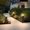 SLAWA 23.6In Pathway Lights Black E26 Outdoor Landscape Path Lights