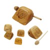 Mokugyo Camphor Wood Fish with Futon and Rattan Pattern for