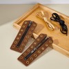 PH PandaHall 2pcs Leather Lace-In Boot Zipper Inserts 6.3x2.3 Inch