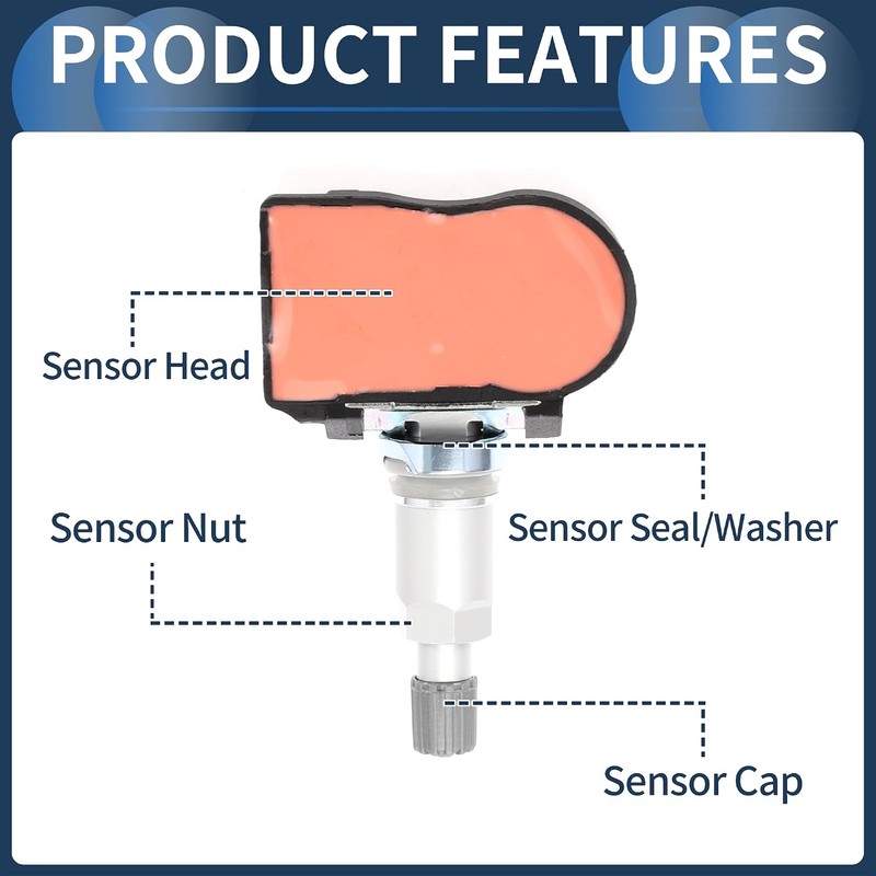 Sensor de presión de neumáticos TPMS Sensor No.407003JA0A para Nissan