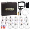 GEN'C BÉAUTY Cupping Therapy Set, 18 Pcs Cupping Cups Therapy