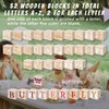 117 Pcs Baby Shower Blocks to Decorate Game Kit Includes