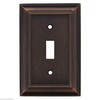 Allen + Roth 1-Gang Oil-Rubbed Bronze Standard Toggle Wall Plate