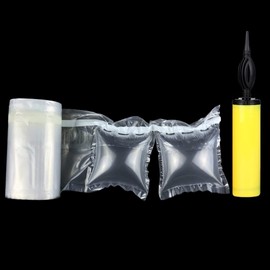 BZQZDAI 83 Count 33Ft/Roll Sturdy Inflatable Air Packaging Bags Air Pillows Air Cushions Bags Box Packing Supply Purse Fillers Stuffers for Shape No Machine Needed with Hand Pump