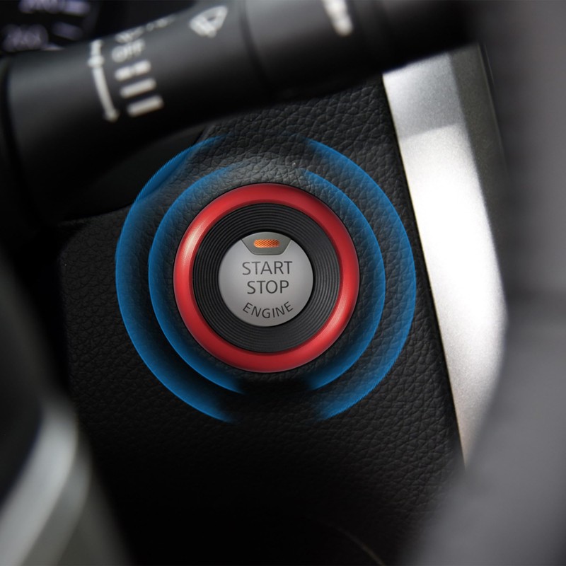 TOMALL Engine Start Stop Ring Trim Compatible with Nissan Altima