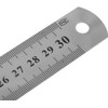 30 cm de acero inoxidable con bolsillo de 30 cm,