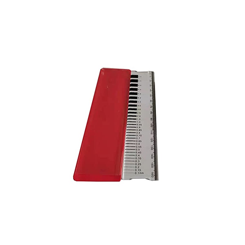 Mountlaser Gap Measure Crack Ruler, Concrete Crack Gauge Width Ruler,