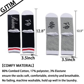 Husband To Be Wife To Be Socks for The New Weds Bride and Groom Couple Gift Engagement Gift for Fiance Fiancee (Husband/Wife To Be)