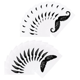 DOITOOL Pegatinas para Bigote y Láminas de Depilación Nasal Fuerte Adhesión y Material Pp para Uso Diario y Protección Sencilla del Vello Facial