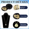 12 Pcs Soccer Championship Rings with Display Chain and Stand