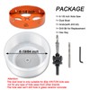6-1/8" Hole Saw for Recessed Lights, with Dust Bowl Catcher