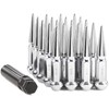 GAsupply 10x1.25 Spike Lug Nuts 16pcs, Closed End Bulge Acorn