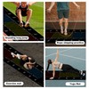 ASENVER Long Standing Jump Mat Non-Slip Broad Measurement Jumping Rope