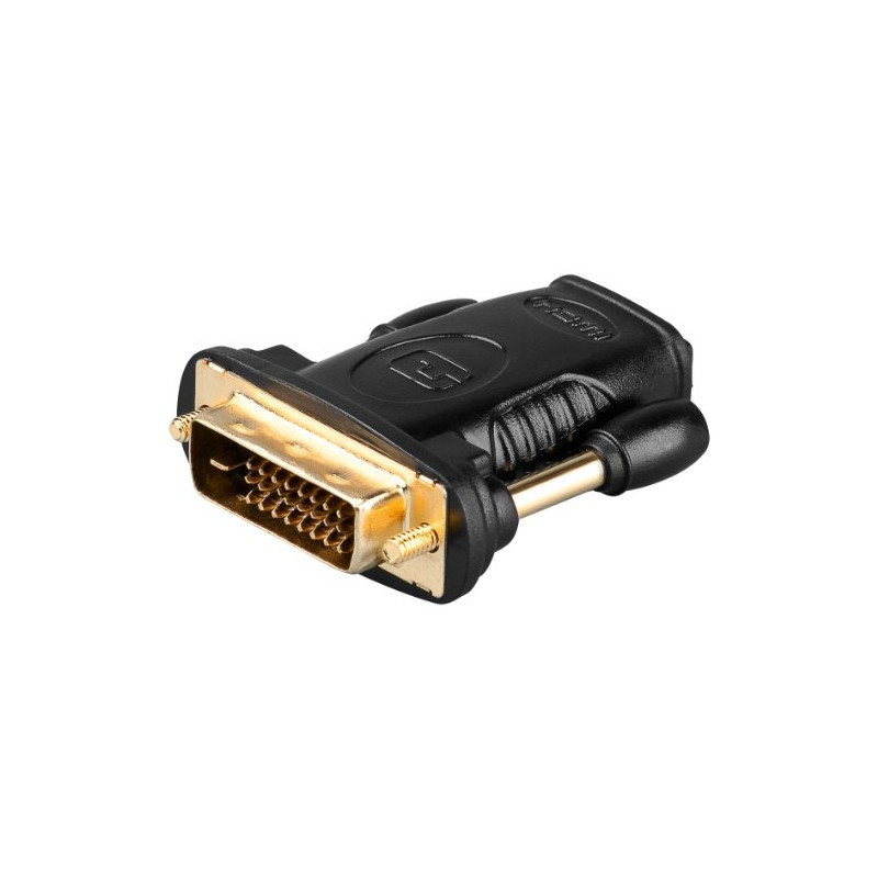 Goobay 33907-GB 19 Pin HDMI Jack to DVI-D (24+1) Plug