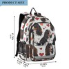 ALAZA Cute Cavalier King Charles Dog Heart Travel Laptop Backpack,