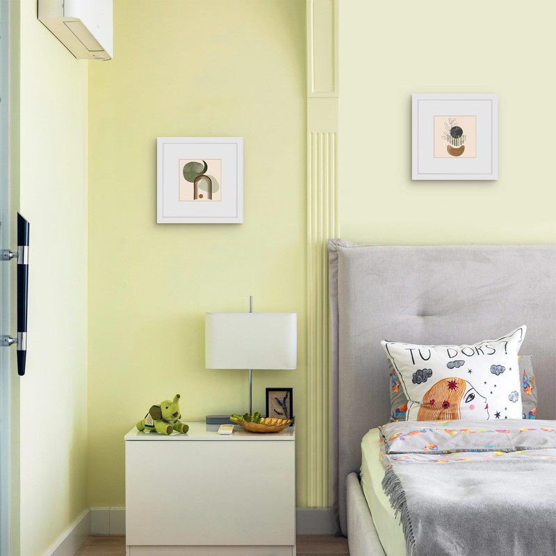 Picrit 8x8 Picture Frame Set of 12, Display 5x5 with