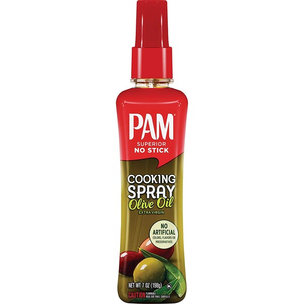 PAM Spray Pump Olive Oil Cooking Spray, Keto Friendly, 7 oz.