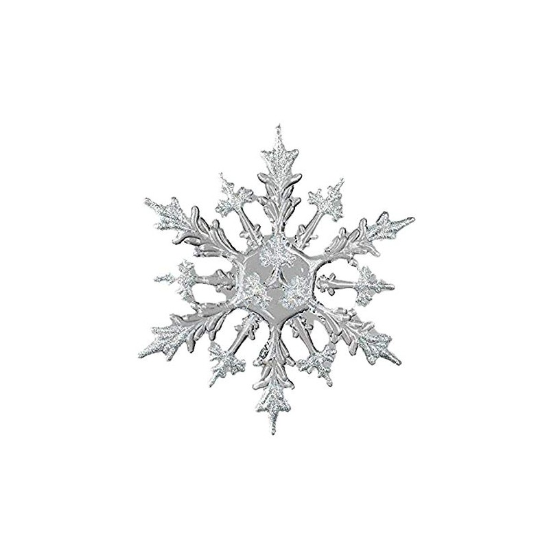 formano 608529 Winter Decorative Hanging Ice Crystal 30 cm Clear