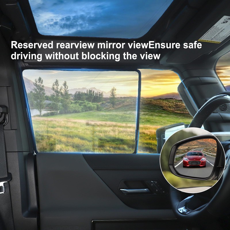 for Hummer EV SUV Truck Accessories Sun Shade Side Window