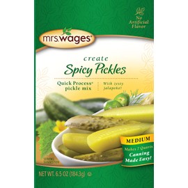 Mrs. Wages Medium Spicy Pickles Quick Process Mix (VALUE PACK of 12)