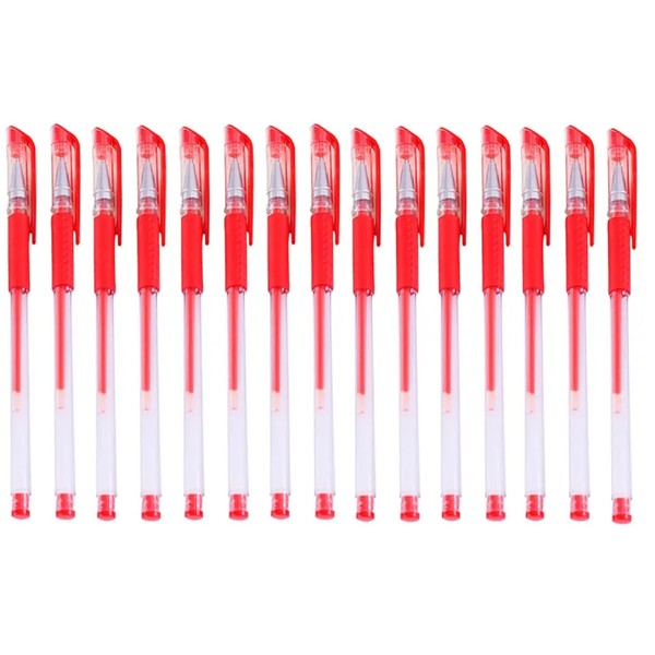 Lalade 15 pcs gel pens economy pack, Fine tip quick-drying,