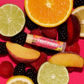 Crazy Rumors Fruit Punch Soothing Lip Balm Stick for Dry Lips, 100% Natural, Limited Edition Summer 2020, 4.3 g