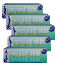 Xenofit Deer Algae Cream Second Skin | Sports Cream with Deer Tallow | 5 Tubes Each 125 ml