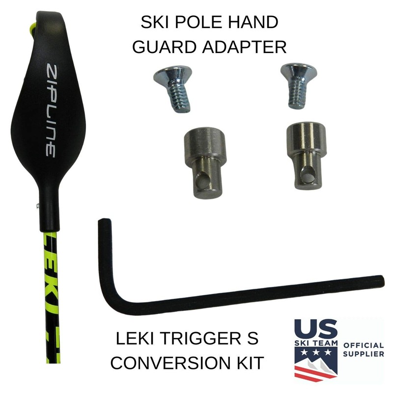 Zipline Ski Racing Hand Guard Conversion Kit for Leki Trigger