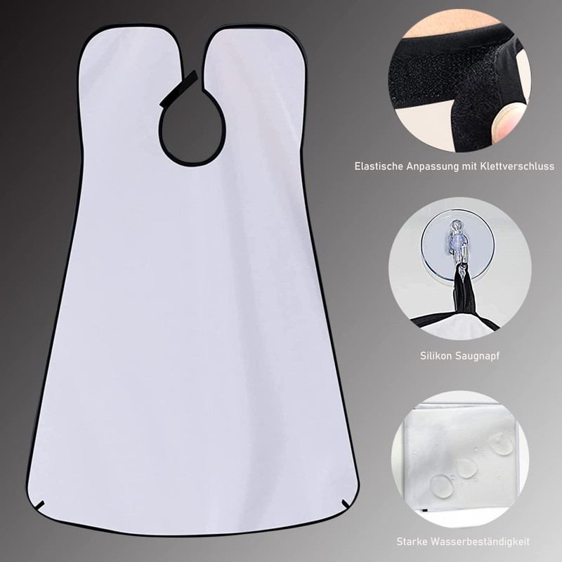 AEESRRU Bib for Beard Shaving, Beard Apron for Men, with