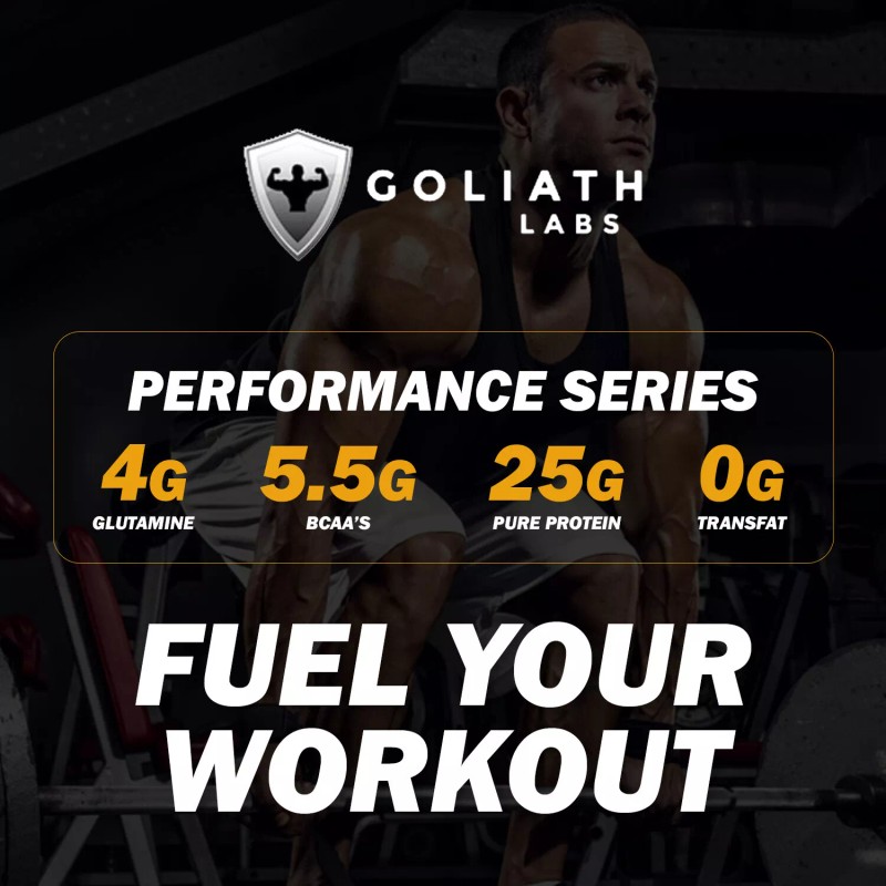 Goliathlabs Whey Protein,68 Servings 10LB, Chocolate - Chocolate Peanut butter