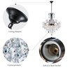 WUZUPS Crystal Chandelier 10-Light Pendant Ceiling Light Modern Lighting Fixture