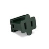 Gilbert Holiday Lighting Outlet Female Green Slip Zip Plug (100,