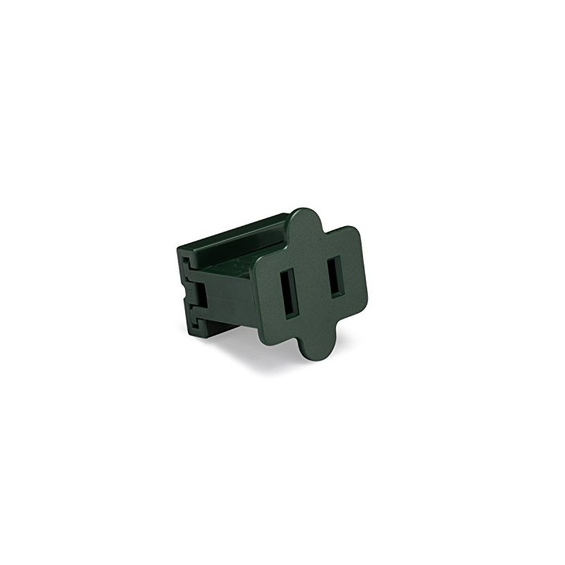Gilbert Holiday Lighting Outlet Female Green Slip Zip Plug (100,