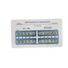 10 Sheets Teeth Brackets Mini Roth Bracket 0.022in 3 Hooks