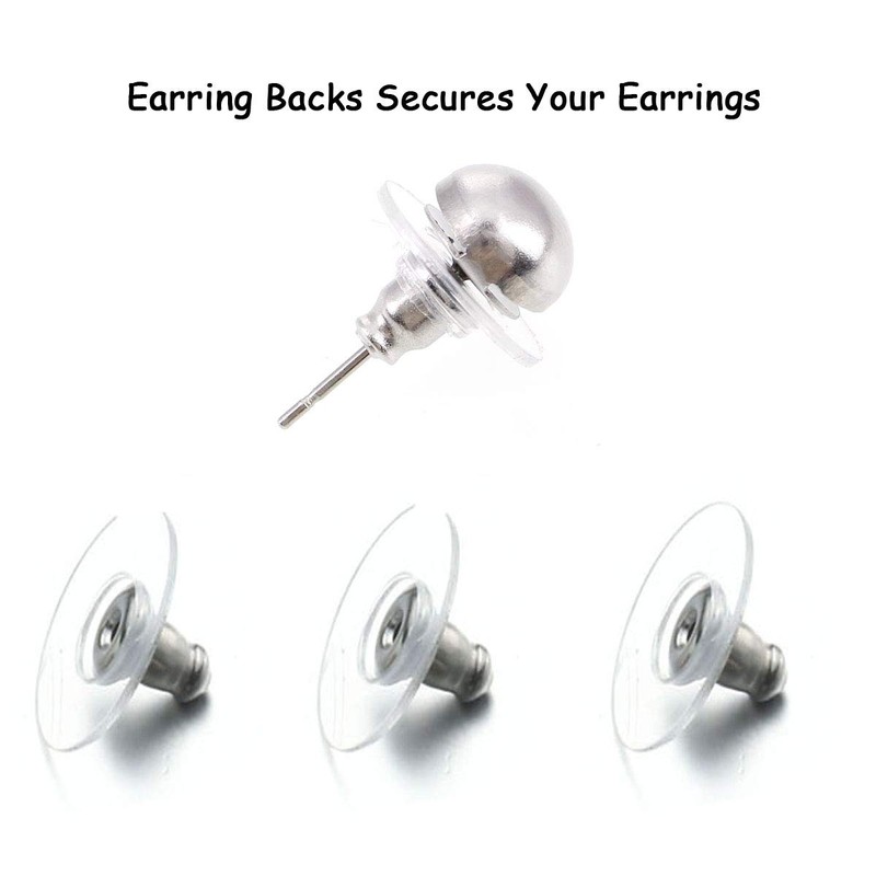 Earring Backs, 300PCS Back for Earrings, Earring Stoppers for Fish